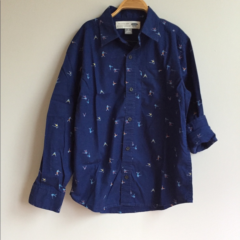 Old Navy Baseball Oxford Shirt for Boy